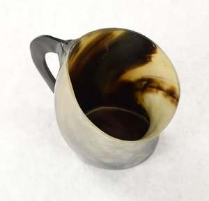 Taza de Cuerno de Búfalo Natural Pulido, Estilo Rústico Moderno, Religiosa, Reutilizable, Artística, Coleccionable, Duradera - Product Image 2
