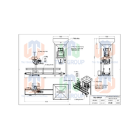 Machine d'ensachage semi-automatique TBM-SG01-SS haute précision pour le remplissage de sacs à bouche ouverte en plastique pour engrais uréique et sel industriel