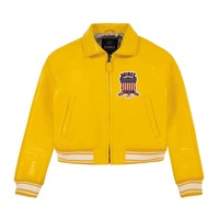 Veste Bomber en Cuir Avirex pour Femme, Qualité Supérieure, Prix de Gros, Style Hiver Streetwear, Veste Courte en Cuir Avirex pour Femme