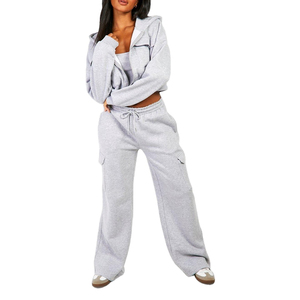 Hoodies personnalisés pour femmes en tricot d'hiver avec logo, logo et taille personnalisés, respirants, coupe courte, design frontal pour femmes - Product Image 6