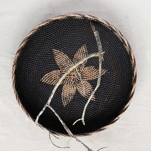 New Collection Wicker <b>Breakfast</b> Tea and Coffee Tray <b>Set</b> Mini Woven Rattan Waiter Serving Trays From Vietnam - Product Image 3