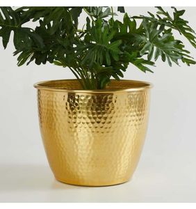 Pot de fleurs en métal de qualité supérieure, prix abordable, décoratif, pour plantes d'intérieur, jardin et usage domestique - Product Image 1