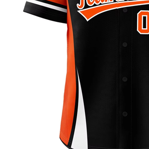 Maillot de baseball pour hommes disponible en gros, entièrement personnalisable, respirant, confortable et infroissable. - Product Image 5