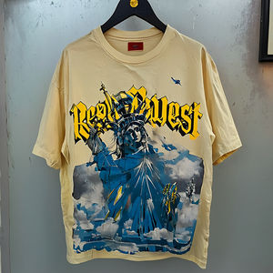 Camiseta personalizada para hombre con serigrafía de alta calidad y logotipo personalizado, con camiseta para hombre con material de alta calidad. - Product Image 1