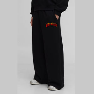 กางเกงขายาวผู้ชายรุ่นใหม่ปี 2026 พิมพ์โลโก้ตามสั่ง ผ้าฝ้าย 100% หนานุ่ม สไตล์สตรีทแวร์ รับผลิตแบบ OEM - Product Image 4