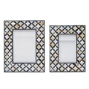 Elegant Design MOP Inlay Photo <b>Frame</b> Floral Handmade MDF Resin <b>Frame</b> Mother Of Pearl Picture <b>Frame</b> at very low affordable Price - Product Image 6