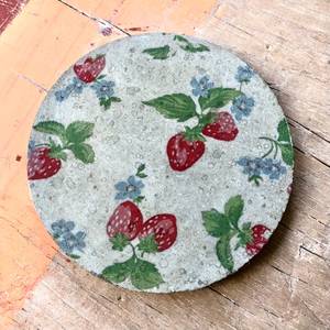 Ensemble de sous-verres en béton, design floral avec support, décoration de table industrielle, cadeau de pendaison de crémaillère - Product Image 2