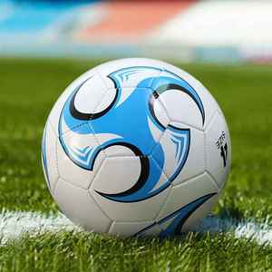 Balones de fútbol laminados de cuero PU de alta calidad, impermeables, tamaño 5, para partidos, entrenamiento y práctica en clubes. - Product Image 6