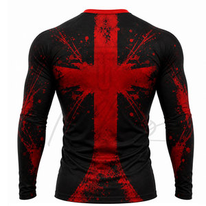 Nuevo Diseño, Mejor Calidad, Camiseta de Compresión para Hombre, Venta al Por Mayor, MOQ Bajo, Color Sólido, para Invierno y Actividades al Aire Libre - Product Image 2