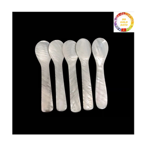 Cuchara de Concha Natural |   Nácar |   Ecológico |   Uso del Caviar de Café |   Venta al por Mayor - Product Image 1