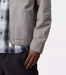 Hot Sale Twill Cotton Canvas Breathable Heavyweight Vintage Streetwear Custom Men's Work <b>Jacket</b> - Product Image 5