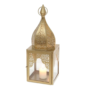 Superb Metal Candle <b>Lantern</b> with Shiny <b>Gold</b> Color for Home Decor Customized Size Candle Holder <b>Lantern</b> Home Decoration - Product Image 1