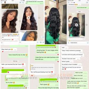 Extensions de cheveux humains alignés avec des cuticules vierges 100% de haute qualité au meilleur prix! Grand stock de cheveux Remy de haute qualité - Product Image 6