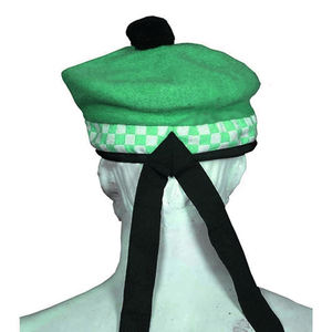 Sombreros Balmoral de Lana Verde de Primera Calidad 2026 / Gorras Tradicionales Escocesas al por Mayor OEM ODM - Product Image 1