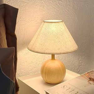 Lámpara para dormitorio, sala de estar, oficina, luz decorativa, lámpara de madera, lámpara de madera de diseño moderno, lámpara de mesa de madera maciza de la mejor calidad - Product Image 1
