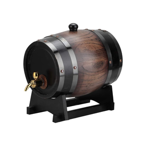 Baril à vin miniature en bois de chêne noir naturel de haute qualité, conteneur pour la maison/le restaurant/le bar, provenant du Vietnam - Product Image 2