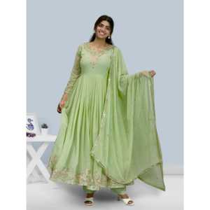 Hermoso vestido de fiesta y parte inferior con tamaño Dupatta XL para un aspecto impresionante - Product Image 6