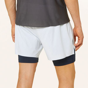 Custom Logo Double <b>Layers</b> Breathable Lining Sporty Eco-Friendly Waterproof Sports Workout Gym Men's Performance Running - Product Image 3