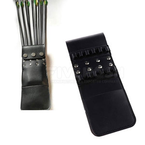 Men Leather Archery <b>Quiver</b> Strong Stitching Adjustable Belt Outdoor Practice Lightweight Comfortable Design - Product Image 3