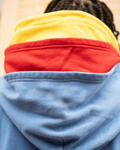 เสื้อฮู้ดดี้โอเวอร์ไซส์ผ้าฝ้ายเฟรนช์เทอร์รี่หนานุ่ม 100% พิมพ์โลโก้ตามสั่ง แบบสามชั้น แฟชั่นใหม่ เสื้อฮู้ดดี้ผู้ชายแบบสวมหัว สามชั้น - Product Image 5