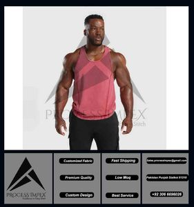 Men sports tank top OEM factory supplier wholesale custom made sleeveless gym workout <b>vest</b> fitness training casual fashion - Product Image 4