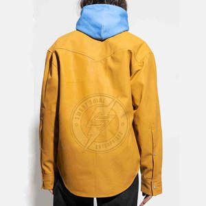 Camisas de Cuero para Hombre Transpirables a Precio Económico, Camisas de Cuero de Color Sólido de Último Diseño y Calidad Premium - Product Image 2