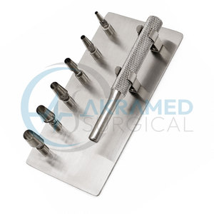 Premium Keyes Dermal <b>Punch</b> <b>Set</b> 4 Inch Stainless Steel General Surgery Surgical Instrument Kit CE Certified ISO13485 Reusable 1 - Product Image 5