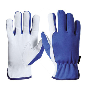 Soft and Comfortable Goat Grain Leather Mechanic Assembly <b>Gloves</b> Industrial Safety Hand Protection for Gardening - Product Image 1