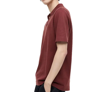 Blank Logo Custom Short Sleeve Men's T Shirt <b>Tshirt</b> 100% Cotton <b>Plain</b> Golf Polo Shirts Breathable - Product Image 2