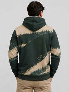 2026 High Quality Men Printed Hoodie Soft Breathable Streetwear <b>Sweatshirt</b> For Casual Travel <b>Gym</b> And Everyday Comfort OEM 2026 - Product Image 3