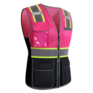 Chaleco de Seguridad para Mujer en Color Negro y Rosa, Ajuste Perfecto, Cómodo, Duradero, Diseño Ergonómico Táctico, Embalaje Personalizado - Product Image 2