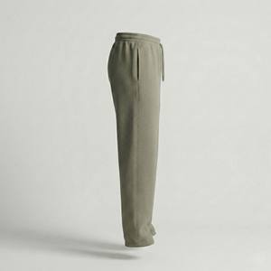 กางเกงจ็อกเกอร์ทรงบ็อกซี่สำหรับผู้ชาย ผ้าวูลฟลีซเนื้อหนา ซักย้อมแบบเอซิดวอช เป็นมิตรต่อสิ่งแวดล้อม ทรงหลวมสบาย พร้อมขอบเอวยางยืด ขายส่ง - Product Image 3