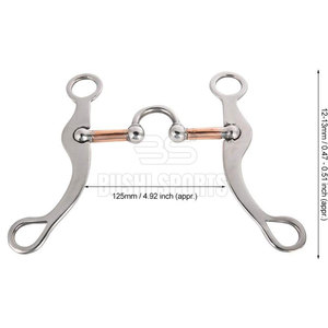 Mors à cheval confortables offrant une finition raffinée et des mors durables pour une communication constante avec le cheval - Product Image 6