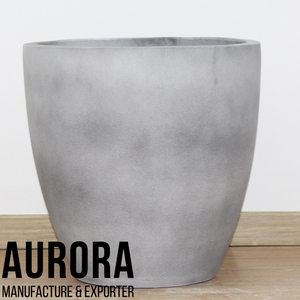 Ventes en gros de pots à fleurs en béton décoratifs modernes avec trou de drainage, design écologique pour les espaces verts, emballage personnalisé - Product Image 4