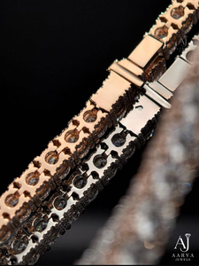Pulsera de tenis de plata de ley 925 con moissanita de corte mixto para mujer, ideal para fiestas y bodas - Product Image 3