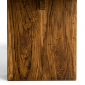ARTERRA Luxury Teak <b>Dining</b> <b>Table</b> Set <b>with</b> Curved Back Teak <b>Chair</b> Modern Live Edge Natural Teak Finish Villa Decor - Product Image 4