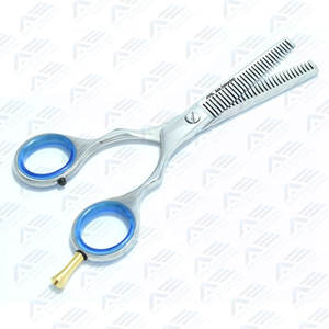 Tijeras de adelgazamiento Diseño único Acero Salón de adelgazamiento profesional Tijeras de peluquero Venta caliente Peluquería profesional - Product Image 5