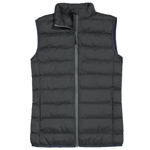 Gilet matelassé léger pour femme à col montant sans manches – Manteau d'hiver chaud et rembourré - Product Image 4