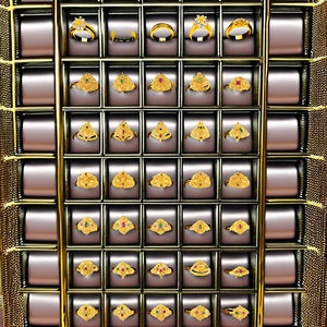 Anillos de Oro Sólido de 22K |   Anillos de Oro con Sello 916 de Diseño Tradicional y Moderno para Uso Diario, Regalos, Bodas, Cumpleaños y Aniversarios - Product Image 1