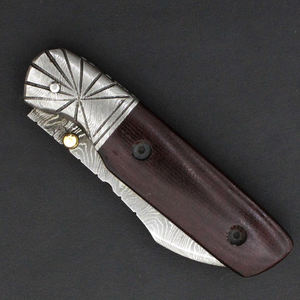 Cuchillos plegables de alta resistencia para trabajo de campo con hoja gruesa y diseño de bloqueo seguro para uso multiusos. - Product Image 5