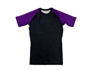 High Quality 2026 <b>Rashguard</b> Bjj Mma Martial Arts Wear Jitsu Custom Short Sleeve <b>Rashguard</b> Rash Guard Bjj Martial Arts Maan Wear - Product Image 6