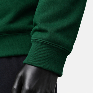 Sudadera de Cuello Redondo Verde para Hombre, Corte Regular, Tejido de Punto, Color Sólido, Estilo Casual, Manga Larga - Product Image 4