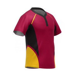 Tenue de rugby imprimée pour équipe, prix d'usine, vente en gros, nouvelle arrivée, respirante, séchage rapide, 100% polyester, entraînement sportif - Product Image 2