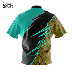 OEM Service <b>Bowling</b> Jersey Fashionable Design Zipper Sublimated <b>Bowling</b> Shirts Women <b>BOWLING</b> JERSEY - Product Image 2