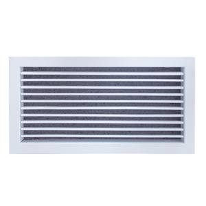 3JW 164201 VIM GASD F 1000x200 RAL9010 Single Deflection Steel <b>Grille</b> <b>Register</b> & <b>Grille</b>" - Product Image 1