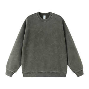 Customized Colors Crewneck Hooded <b>Sweatshirt</b> Jersey Cotton Casual Streetwear <b>Lined</b> Solid Color Regular Fit Winter <b>Sweatshirt</b> - Product Image 1