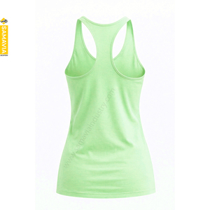 SAMAVIA Industry - Camisetas de Tirantes Cortas de Punto para Mujer con Estampado Digital |   Logotipo Personalizado en Tela Spandex/Poliéster de 220 g/m², Venta al Por Mayor para Pedidos al Mayoreo - Product Image 2