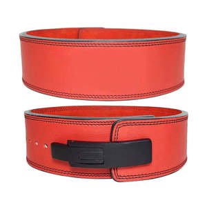Cinturón de Levantamiento de Pesas 100% Cuero, Cinturón de Palanca de Alta Resistencia para Entrenamiento de Powerlifting, Gimnasio, Fitness, Ejercicio, Equipo de Soporte para el Core - Product Image 1