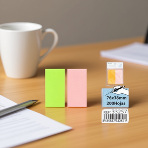 กระดาษโน้ตแบบมีกาว ILAN ขนาด 76x38 มม. 200 แผ่น สำหรับใช้ในสำนักงานและที่บ้าน - Product Image 2