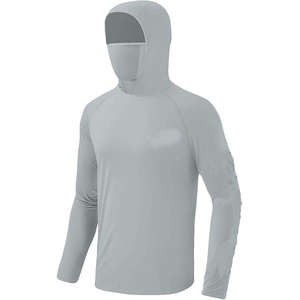 Sudadera con Capucha de Pesca para Hombre, de Manga Larga, de Poliéster, con Protección UV UPF 50, Resistente al Viento, con Impresión Sublimada y Logotipo Personalizado de Alta Calidad - Product Image 3